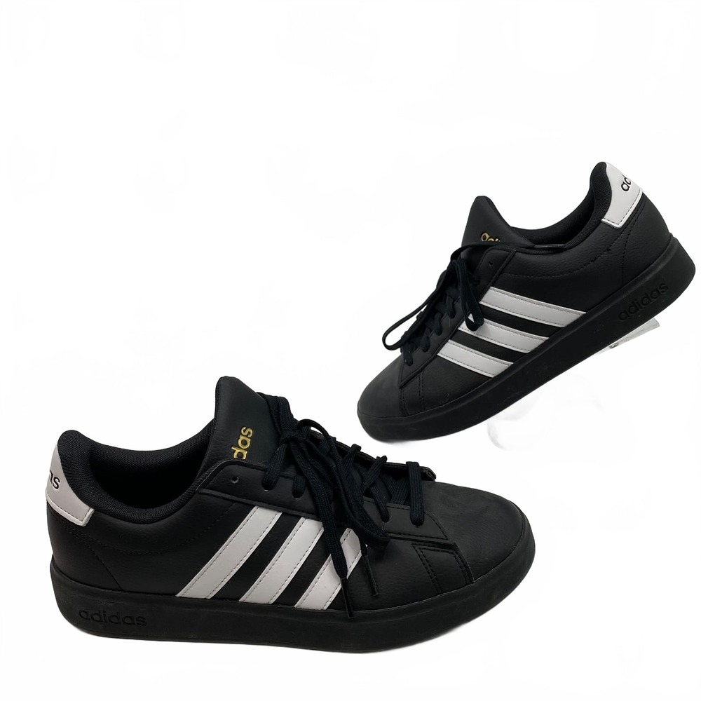 Adidas Black White Sneakers | Womens 10